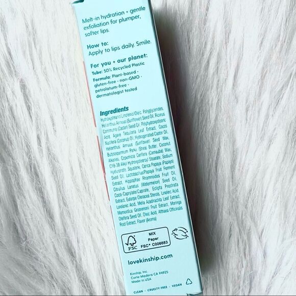 Kinship Supermelt Vegan Lip Jelly Mask, Full Size, New in Box - Picture 6 of 7